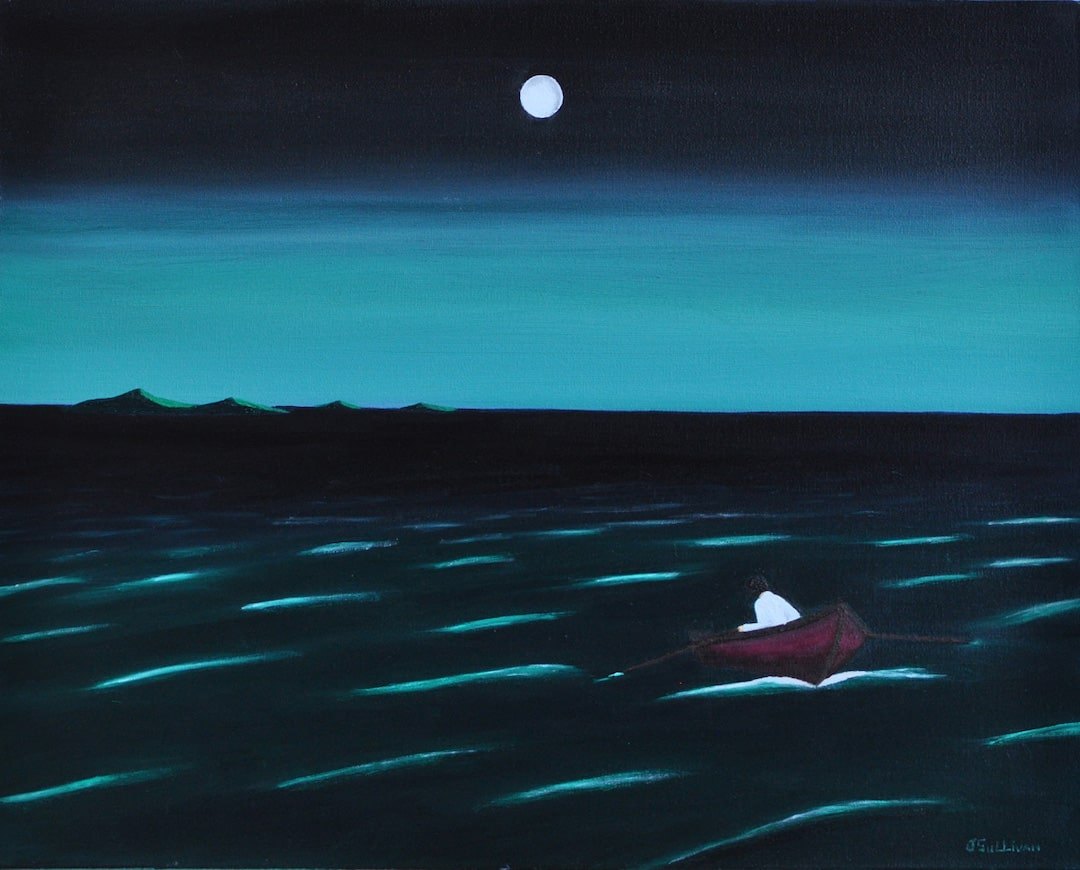 A Handsome Boatman, painting from the Images of Ireland collection