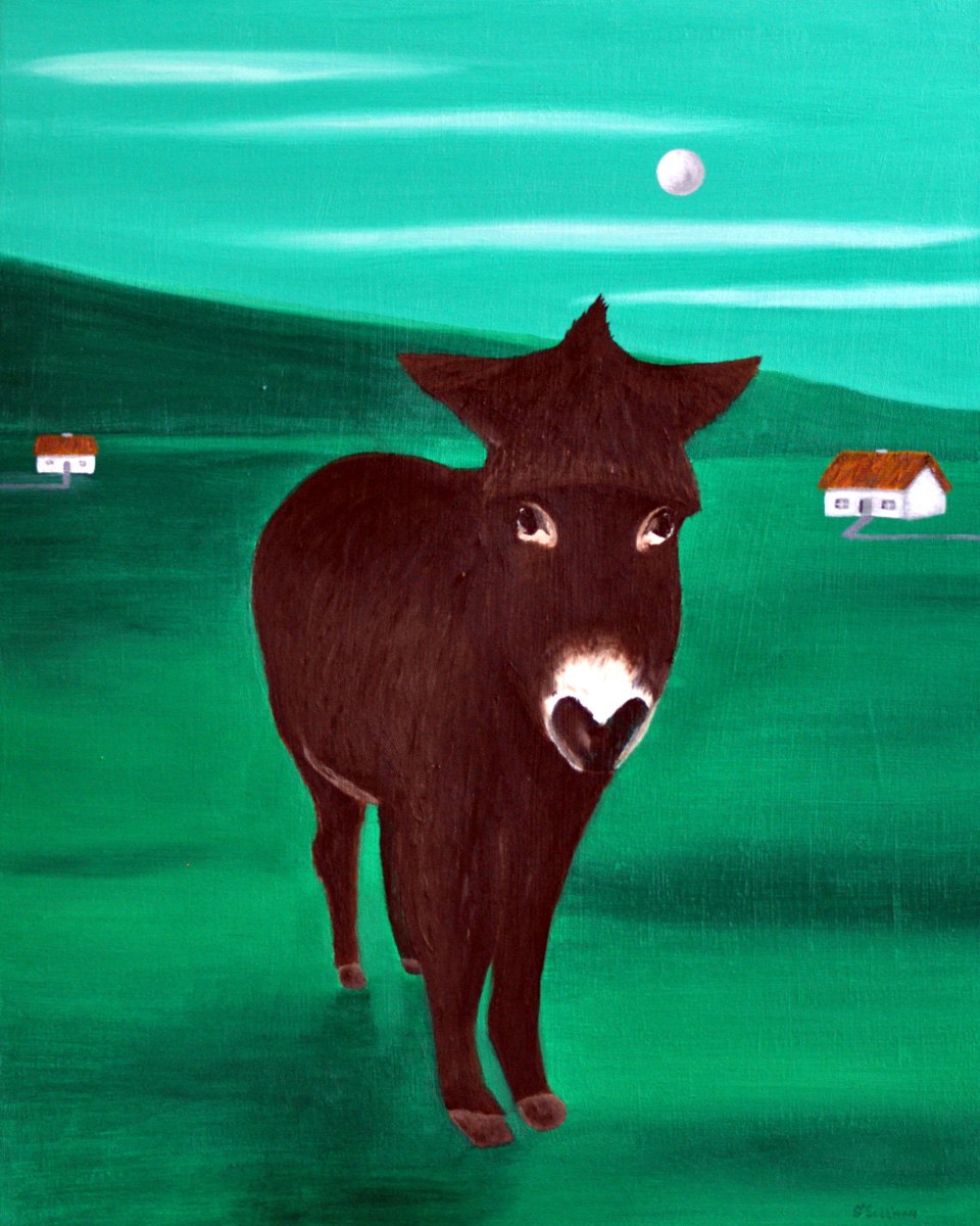 A Quiet Friend, painting from the Images of Ireland collection