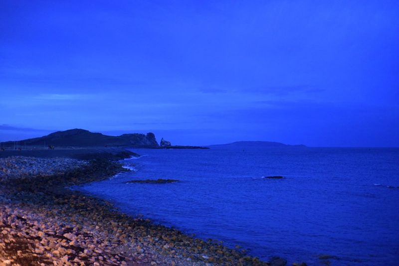 Lambay Twilight, Irish photography print: Lambay Island at twilight, Dublin coast, by Dan O'Sullivan