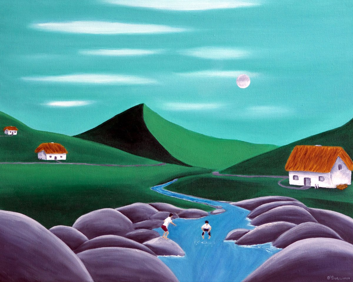 The Old Mountain, painting from the Images of Ireland collection